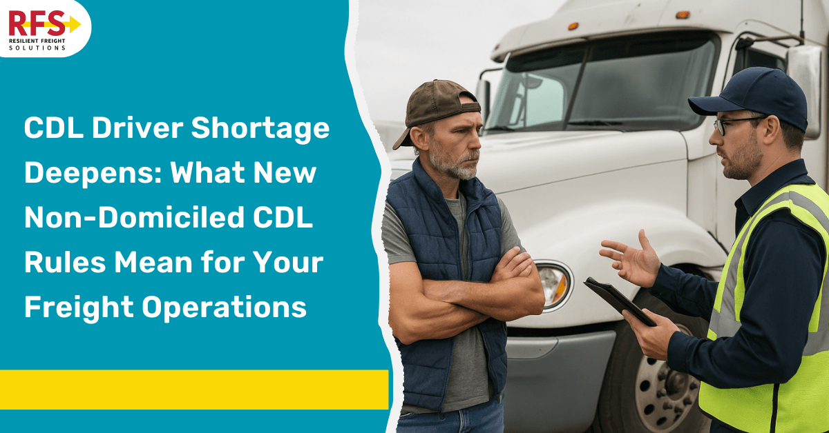 CDL Driver Shortage Deepens What New NonDomiciled CDL Rules Mean for